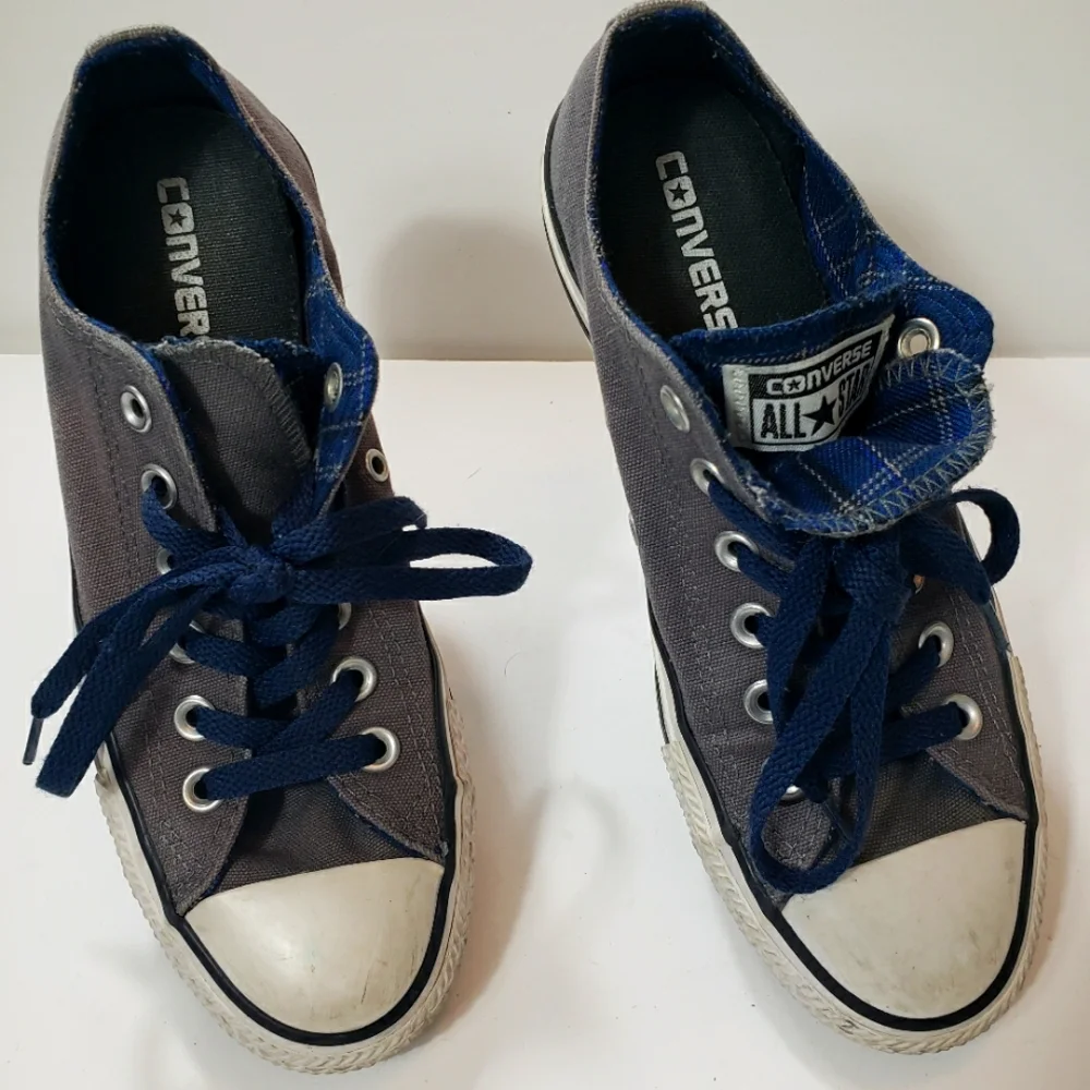 Converse All Stars Double Tongue Womens 550194F Gray size 7 - Picture 1 of 10